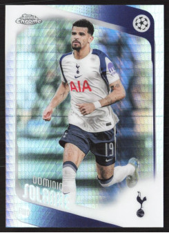 Dominic Solanke, Kartička, 2025-26 Topps Chrome UEFA Club Competitions, Prism Refractor