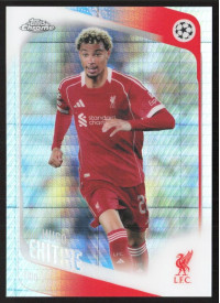 Hugo Ekitike, Kartička, 2025-26 Topps Chrome UEFA Club Competitions, Prism Refractor