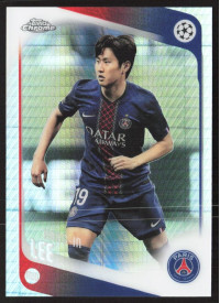 Kang‑in Lee, Kartička, 2025-26 Topps Chrome UEFA Club Competitions, Prism Refractor
