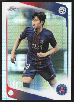 Kang‑in Lee, Kartička, 2025-26 Topps Chrome UEFA Club Competitions, Prism Refractor