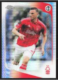 Chris Wood, Kartička, 2025-26 Topps Chrome UEFA Club Competitions, Prism Refractor
