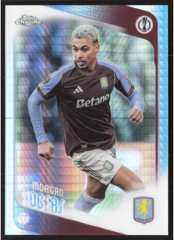 Morgan Rogers, Kartička, 2025-26 Topps Chrome UEFA Club Competitions, Prism Refractor