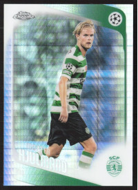 Morten Hjulmand, Kartička, 2025-26 Topps Chrome UEFA Club Competitions, Prism Refractor