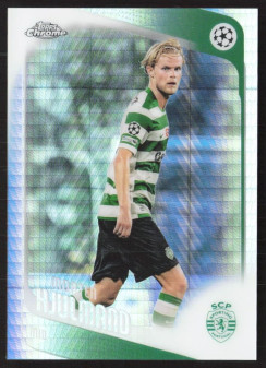 Morten Hjulmand, Kartička, 2025-26 Topps Chrome UEFA Club Competitions, Prism Refractor