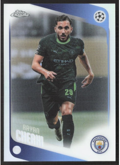 Rayan Cherki, Kartička, 2025-26 Topps Chrome UEFA Club Competitions, Refractor