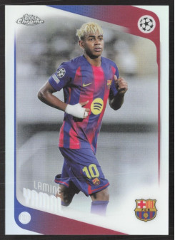 Lamine Yamal, Kartička, 2025-26 Topps Chrome UEFA Club Competitions, Refractor