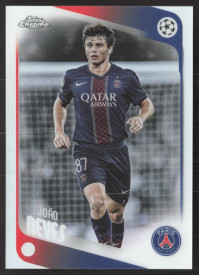João Neves, Kartička, 2025-26 Topps Chrome UEFA Club Competitions, Refractor