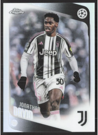 Jonathan David, Kartička, 2025-26 Topps Chrome UEFA Club Competitions, Refractor
