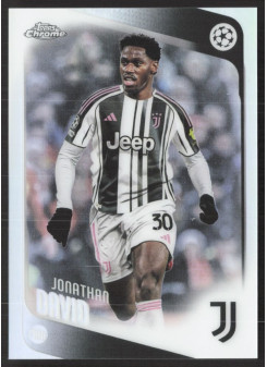 Jonathan David, Kartička, 2025-26 Topps Chrome UEFA Club Competitions, Refractor