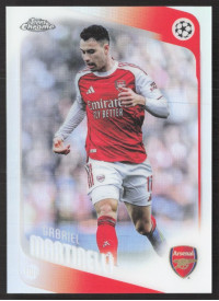 Gabriel Martinelli, Kartička, 2025-26 Topps Chrome UEFA Club Competitions, Refractor