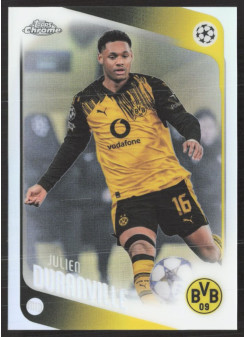 Julien Duranville, Kartička, 2025-26 Topps Chrome UEFA Club Competitions, Refractor