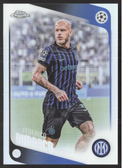 Federico Dimarco, Kartička, 2025-26 Topps Chrome UEFA Club Competitions, Refractor