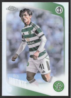 Reo Hatate, Kartička, 2025-26 Topps Chrome UEFA Club Competitions, Refractor
