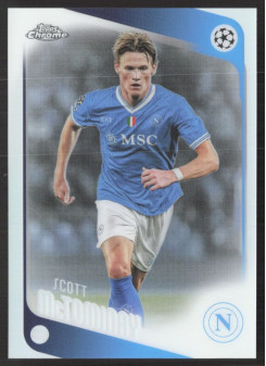 Scott McTominay, Kartička, 2025-26 Topps Chrome UEFA Club Competitions, Refractor