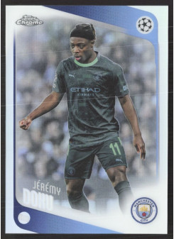 Jérémy Doku, Kartička, 2025-26 Topps Chrome UEFA Club Competitions, Refractor