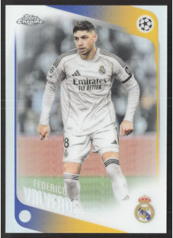 Federico Valverde, Kartička, 2025-26 Topps Chrome UEFA Club Competitions, Refractor
