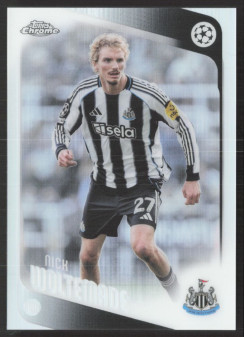 Nick Woltemade, Kartička, 2025-26 Topps Chrome UEFA Club Competitions, Refractor