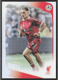 Florian Wirtz, Kartička, 2025-26 Topps Chrome UEFA Club Competitions, Refractor
