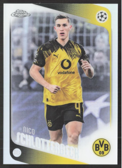 Nico Schlotterbeck, Kartička, 2025-26 Topps Chrome UEFA Club Competitions, Refractor