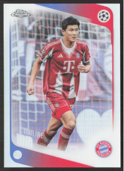Minjae Kim, Kartička, 2025-26 Topps Chrome UEFA Club Competitions, Refractor