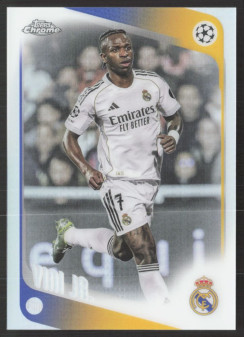 Vini Jr., Kartička, 2025-26 Topps Chrome UEFA Club Competitions, Refractor
