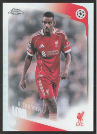 Alexander Isak, Kartička, 2025-26 Topps Chrome UEFA Club Competitions, Refractor
