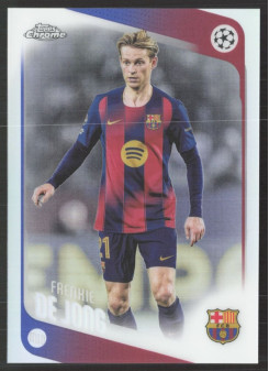 Frenkie de Jong, Kartička, 2025-26 Topps Chrome UEFA Club Competitions, Refractor