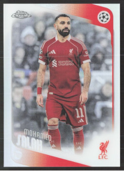 Mohamed Salah, Kartička, 2025-26 Topps Chrome UEFA Club Competitions, Refractor