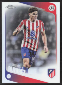 Julián Alvarez, Kartička, 2025-26 Topps Chrome UEFA Club Competitions, Refractor