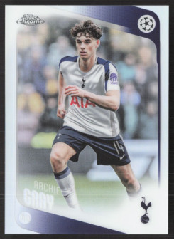 Archie Gray, Kartička, 2025-26 Topps Chrome UEFA Club Competitions, Refractor