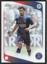 Warren Zaïre‑Emery, Kartička, 2025-26 Topps Chrome UEFA Club Competitions, Refractor