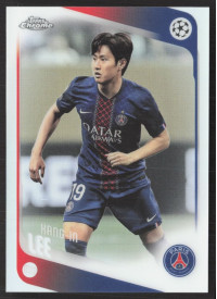 Kang‑in Lee, Kartička, 2025-26 Topps Chrome UEFA Club Competitions, Refractor