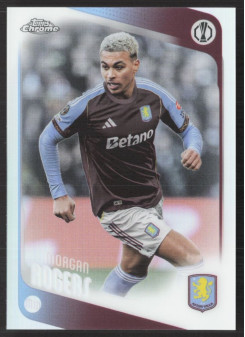Morgan Rogers, Kartička, 2025-26 Topps Chrome UEFA Club Competitions, Refractor