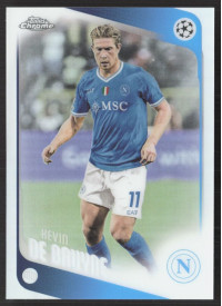 Kevin De Bruyne, Kartička, 2025-26 Topps Chrome UEFA Club Competitions, Refractor