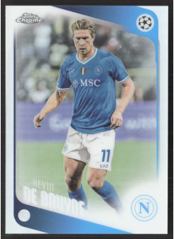 Kevin De Bruyne, Kartička, 2025-26 Topps Chrome UEFA Club Competitions, Refractor