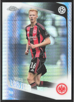 Hugo Larsson, Kartička, 2025-26 Topps Chrome UEFA Club Competitions, Prism Refractor