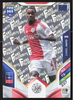 Jorrel Hato, Kartička, 2026 Panini Adrenalyn XL FIFA 365, INSERT