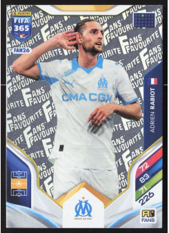 Adrien Rabiot, Kartička, 2026 Panini Adrenalyn XL FIFA 365, INSERT