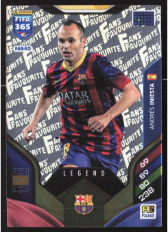 Andrés Iniesta, Kartička, 2026 Panini Adrenalyn XL FIFA 365, INSERT