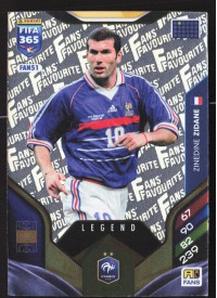 Zinedine Zidane, Kartička, 2026 Panini Adrenalyn XL FIFA 365, INSERT