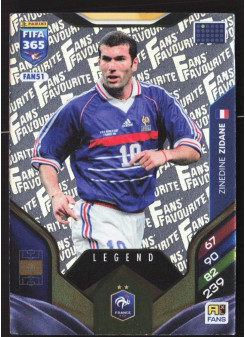 Zinedine Zidane, Kartička, 2026 Panini Adrenalyn XL FIFA 365, INSERT