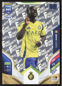 Sadio Mané, Kartička, 2026 Panini Adrenalyn XL FIFA 365, INSERT