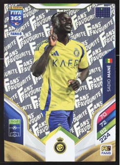 Sadio Mané, Kartička, 2026 Panini Adrenalyn XL FIFA 365, INSERT