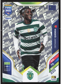 Geovany Quenda, Kartička, 2026 Panini Adrenalyn XL FIFA 365, INSERT