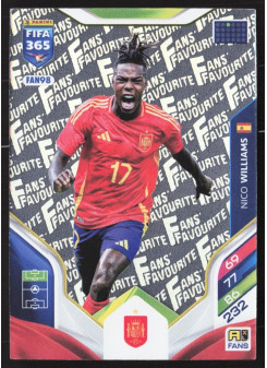 Nico Williams, Kartička, 2026 Panini Adrenalyn XL FIFA 365, INSERT