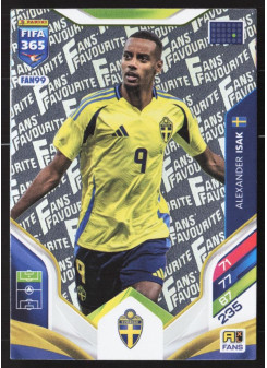 Aleksander Isak, Kartička, 2026 Panini Adrenalyn XL FIFA 365, INSERT