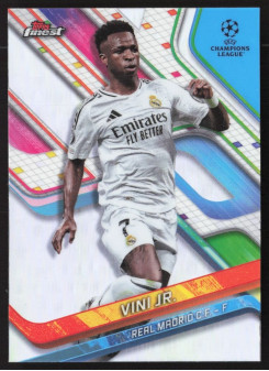 Vini Jr., Kartička, Topps Finest UEFA Club Competitions 2024-2025, Refractor