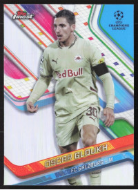 Oscar Gloukh, Kartička, Topps Finest UEFA Club Competitions 2024-2025, Refractor