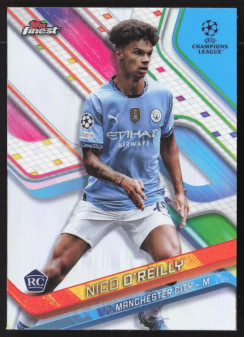 Nico O'Reilly, Kartička, Topps Finest UEFA Club Competitions 2024-2025, Refractor