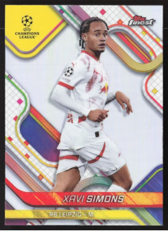 Xavi Simons, Kartička, Topps Finest UEFA Club Competitions 2024-2025, Refractor
